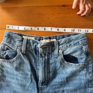 Levi’s 70’s high straight Classic Blue Denim Jeans